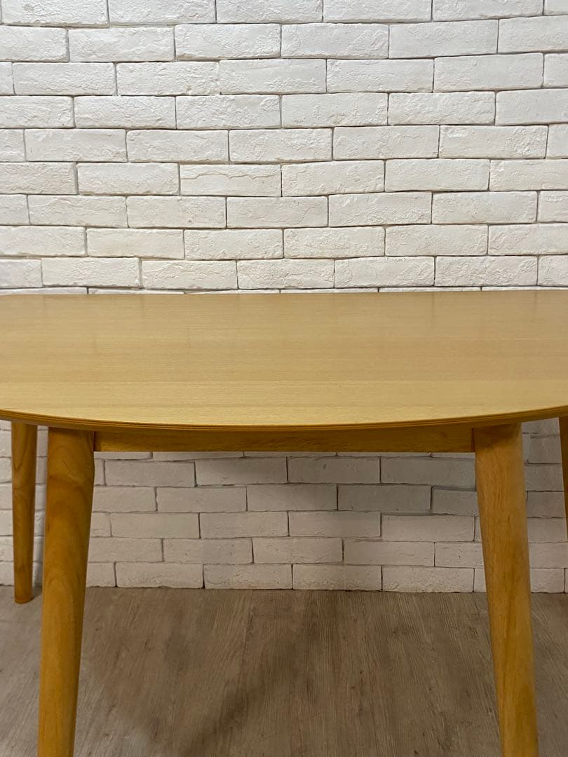 【うーあん　】半円　ダイニングテーブル　￼リビング　机　デスク　格安