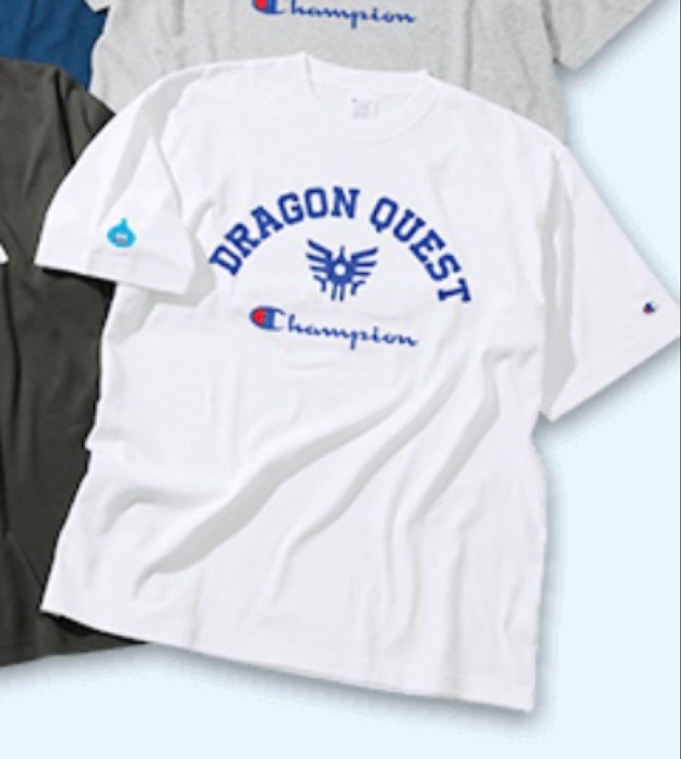【新品】チャンピオン×ドラゴンクエスト コラボ Tシャツ Lホワイト