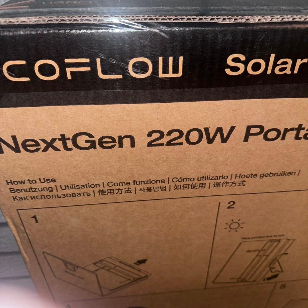 EcoFlow  2 Pro ポータブル電源 220Wセットパネル