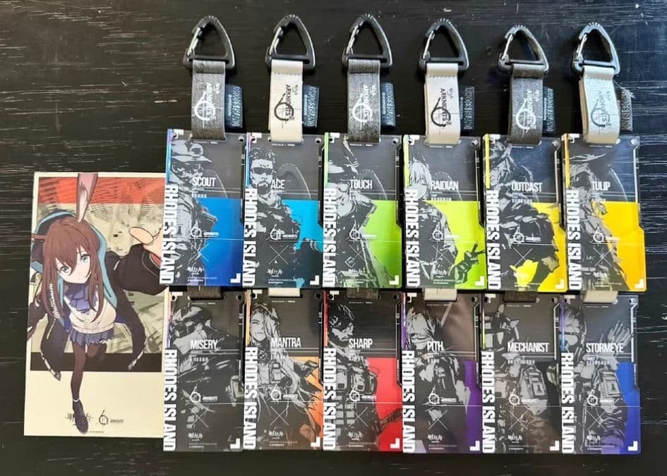 6周年限定Box　通行認証12個セット　アークナイツ　アクリルストラップ　未開封