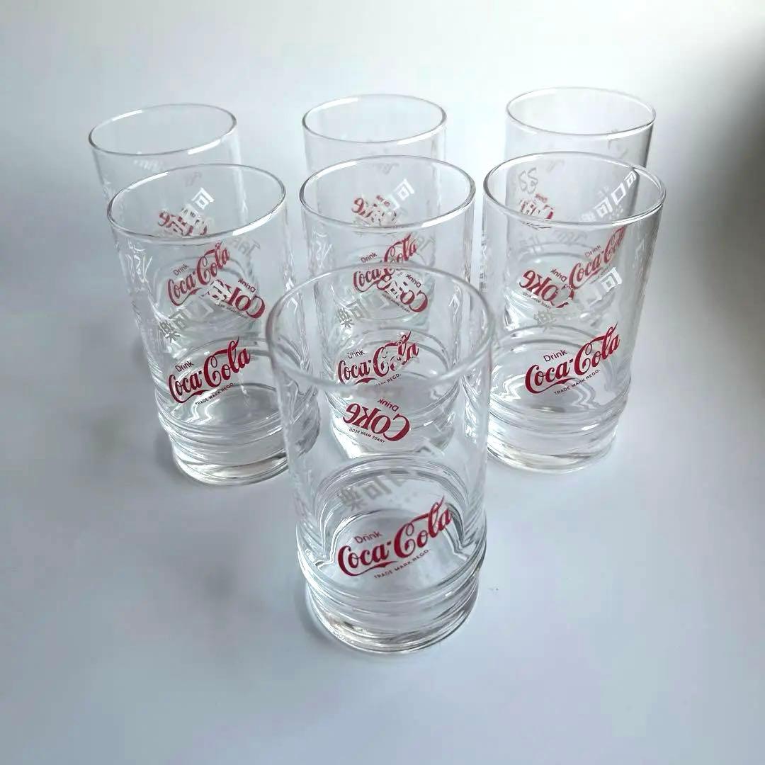 コカコーラ ワールドグラス 7個 ノベルティ 昭和レトロ