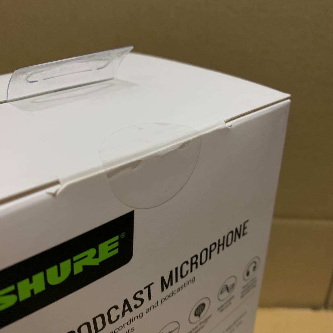 新品未開封　SHURE MV7+ ポッドキャストマイクロホン ブラック