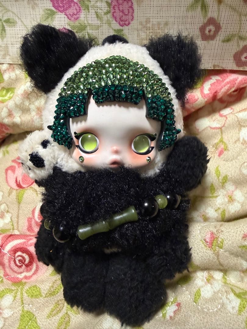 POPMART ポップマート　スカルパンダ lazy panda デコ キラキラ