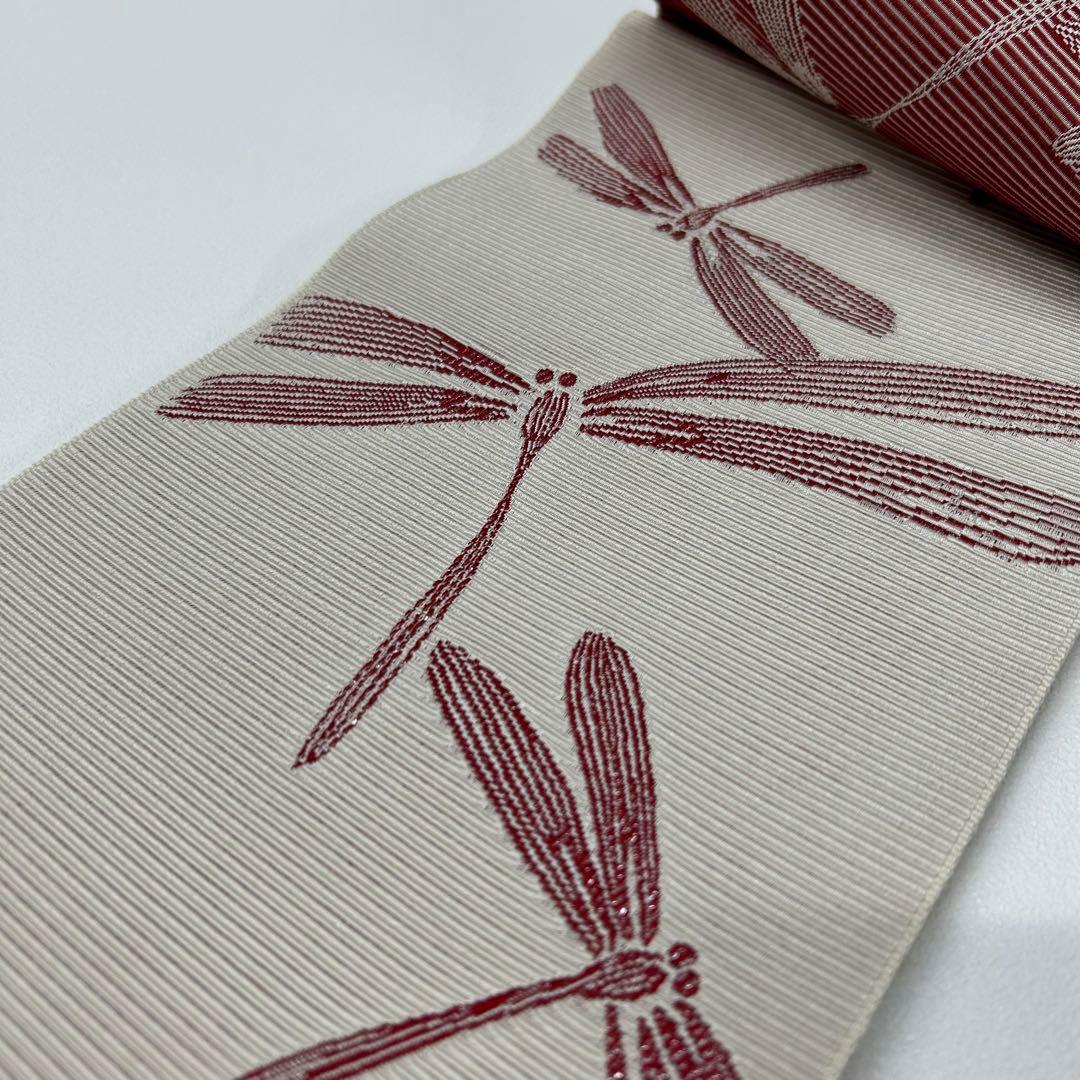 浴衣　絞り浴衣　本場　有松絞り　藍紺　トンボ　半幅帯　 2点新品　0718⑭