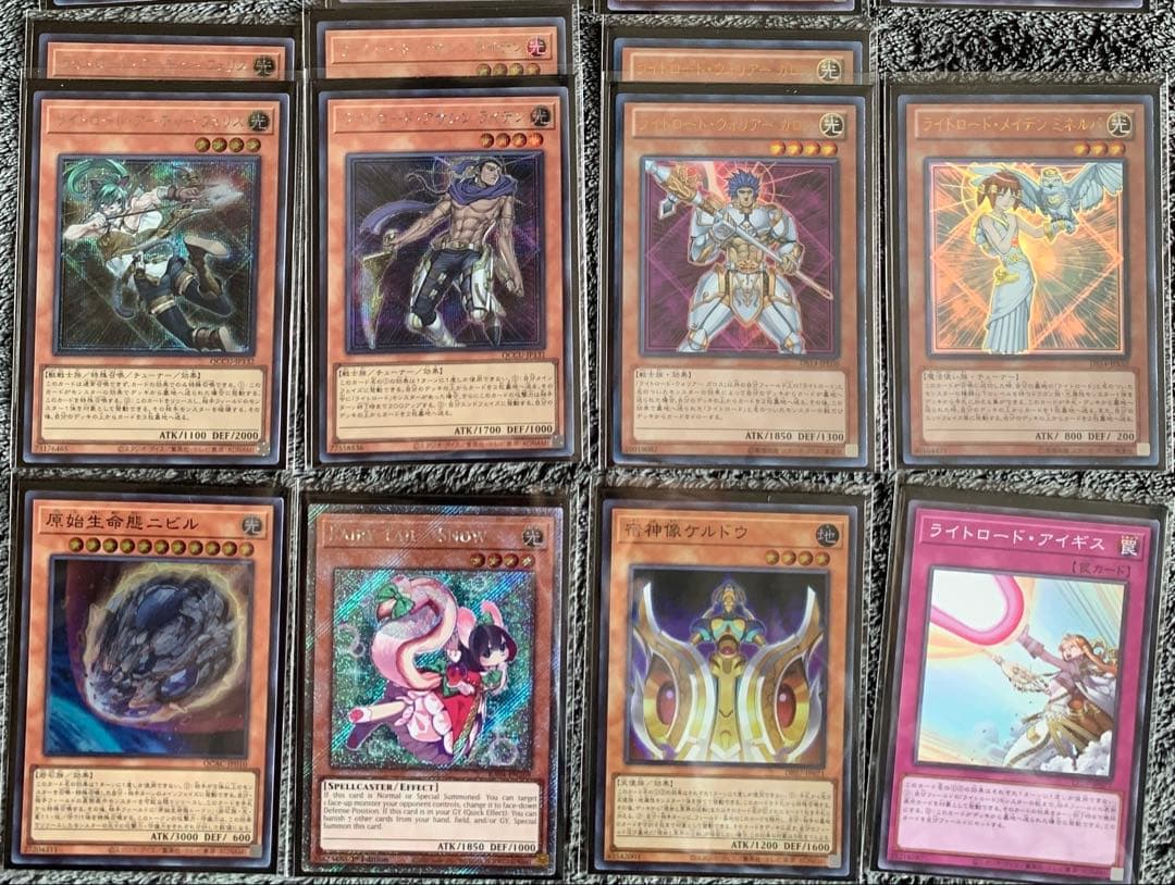 【高レアリティ】遊戯王OCG デッキセット　純正ライトロード／1キルライロ