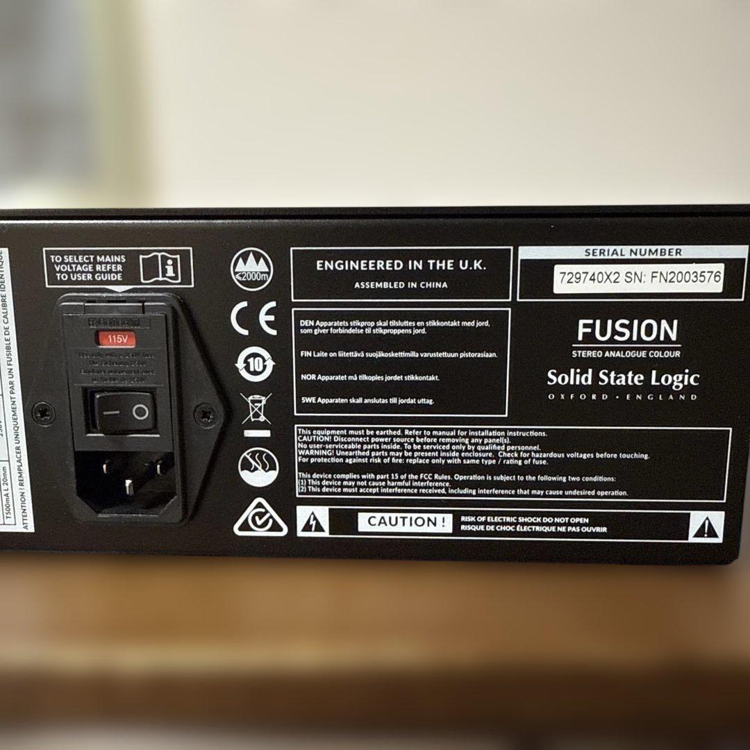 SSL FUSION チャンネルストリップ