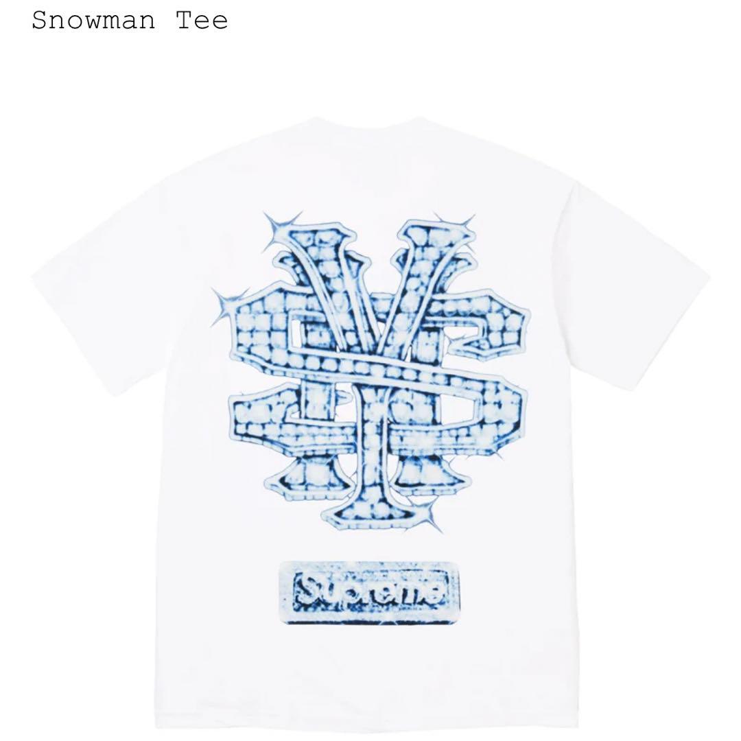本物正規品 25FW Supreme man Tee 白 新品未使用