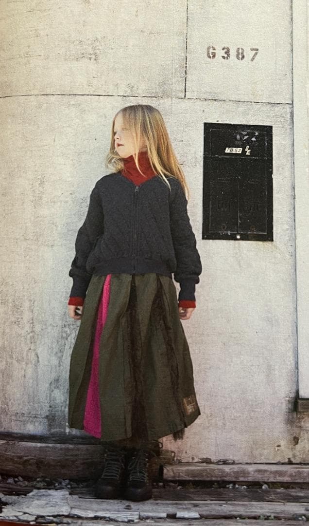 値下げ☆新品☆wafflish waffle　ボアトッピングアーミースカート