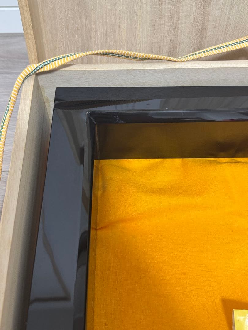 伝統工芸 茶道具 炉縁 輪島塗 塗り師 塗師 泉馬 共箱 共布付 茶室