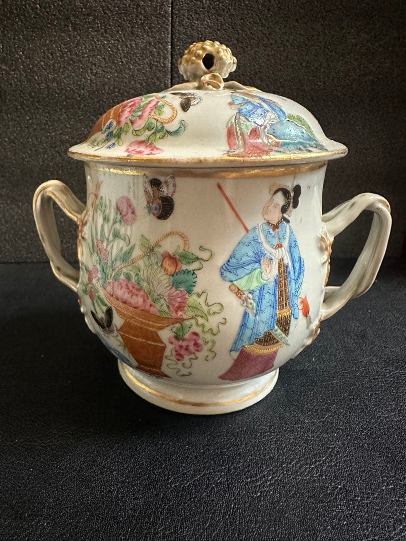 中国古美術　清時代　無双譜人物