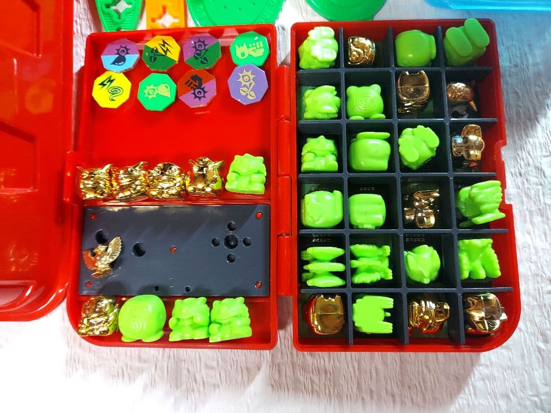 ポケモン プラコロバトルベース赤 ピカチュウ ケース セット