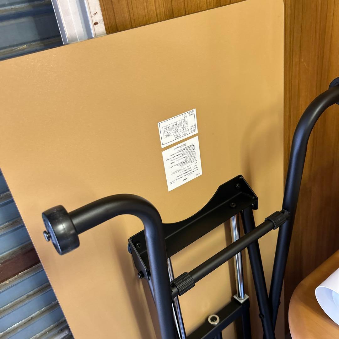 【美品】ニトリ 昇降テーブル ライザN ミドルブラウン