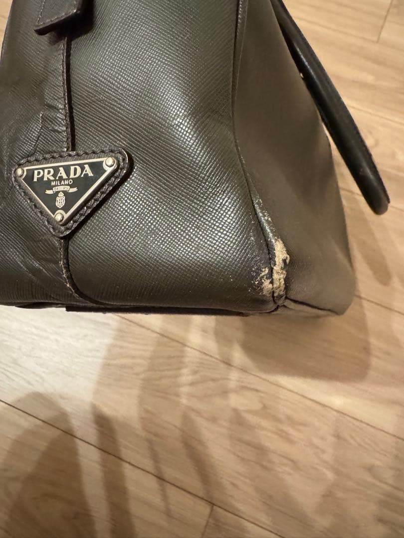 PRADA プラダ サフィアーノレザー 三角ロゴ ビジネスバック ブリーフケース