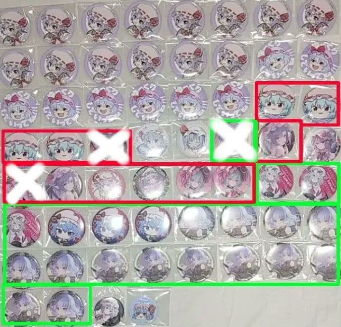 東方Project レミリア・スカーレット 缶バッチ まとめ売り