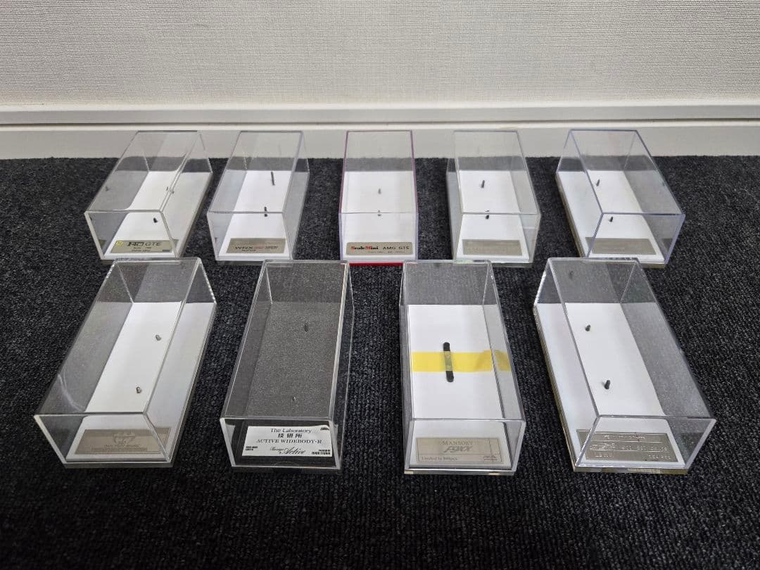 1/64 ディスプレイクリアケース 99個大量セット! おまけ付