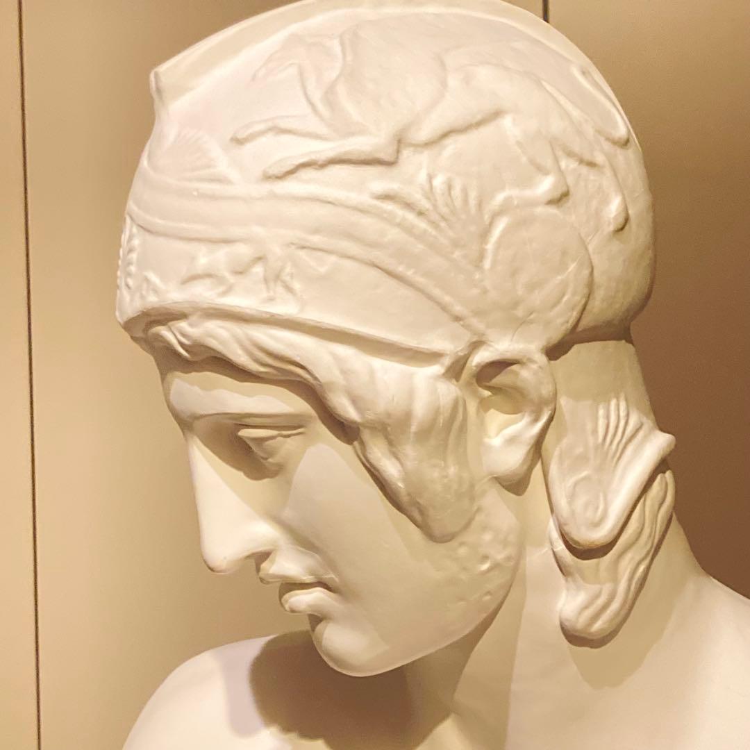 闘神　マルス胸像　石膏像