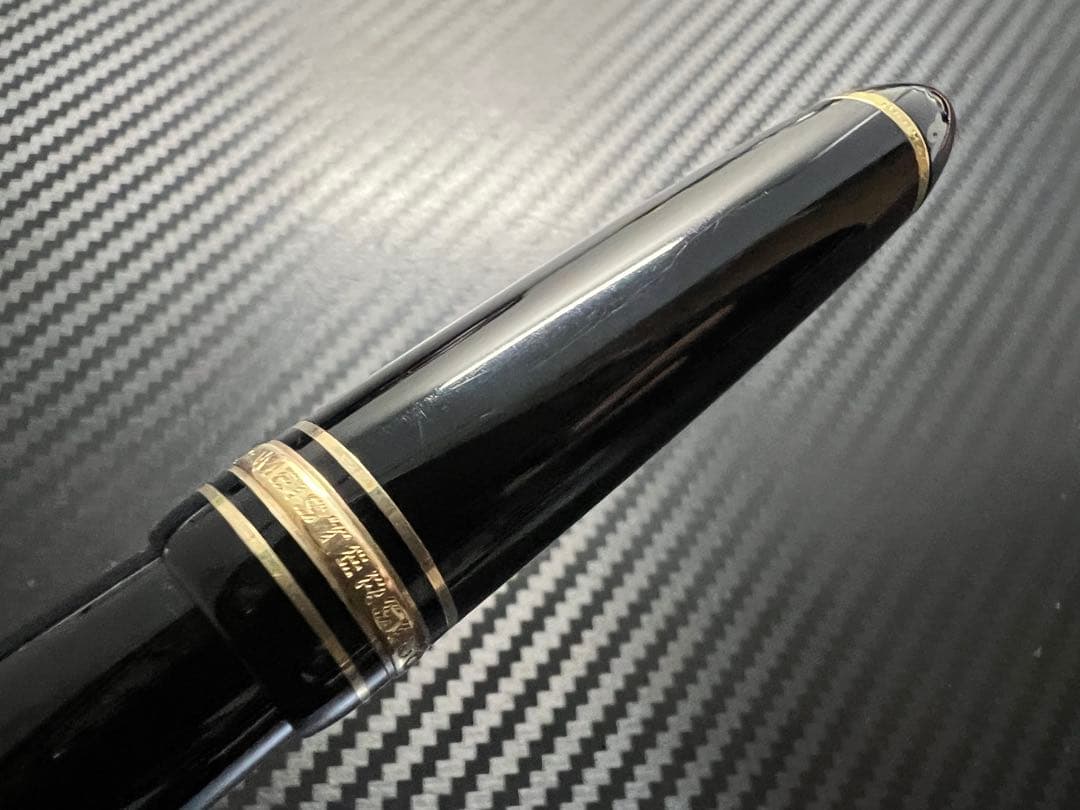 モンブラン 万年筆 極美品 146 14K 全金 EF