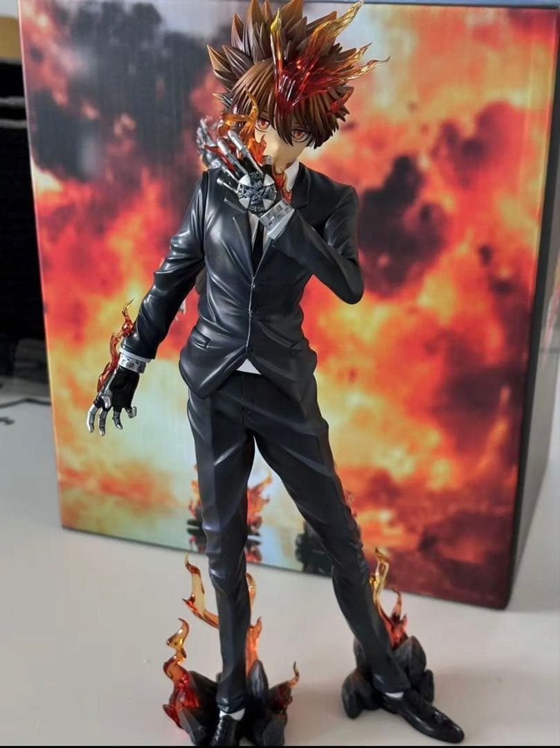 家庭教師ヒットマンREBORN! 沢田綱吉 ⑩ ガレージキット ガレキ スタチュ