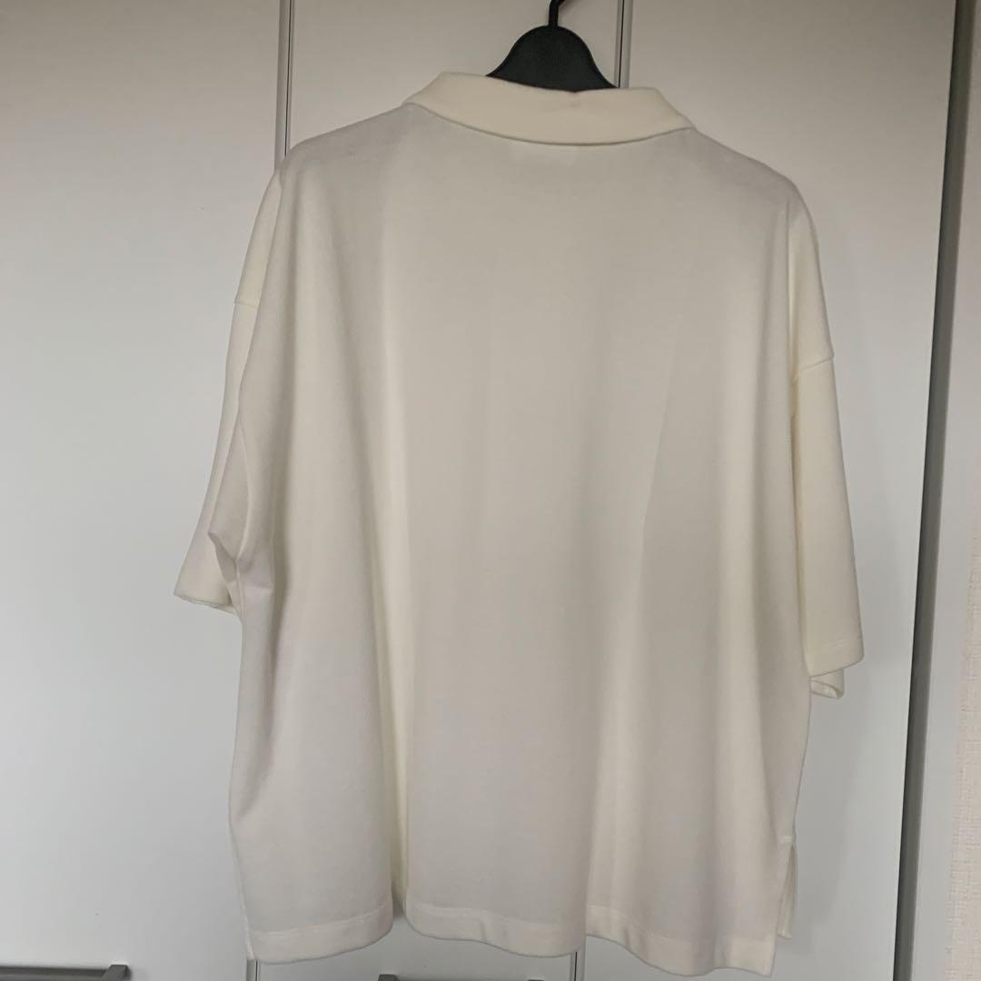 LACOSTE 半袖ポロシャツ アイボリー サイズ34