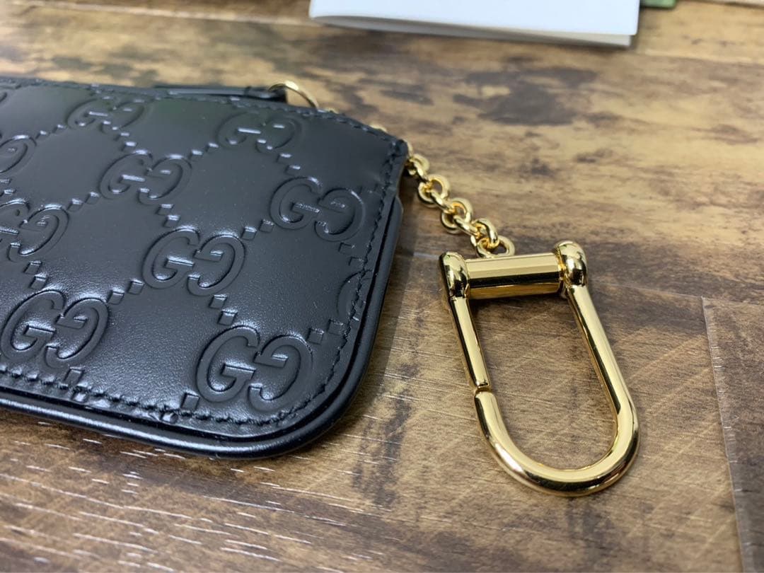 GUCCI グッチ　GG柄 ケース 小銭入れ 金具