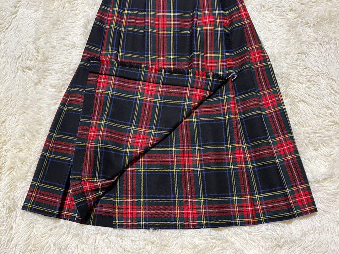 【美品】O’NEIL OF DUBLIN 赤 チェックスカート US8