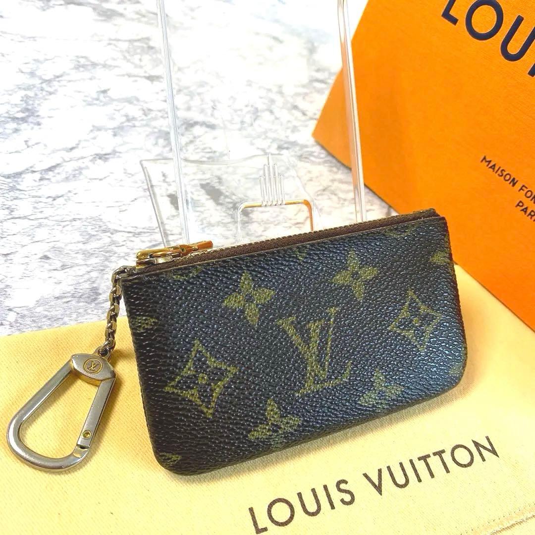 ルイヴィトンポシェットクレモノグラム　キャンバス　ケース　キーリング