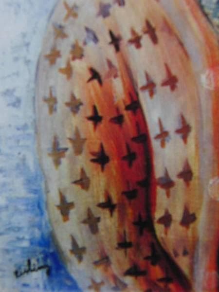 モイズ・キスリング、「Jeune Femme au Gilet orange」