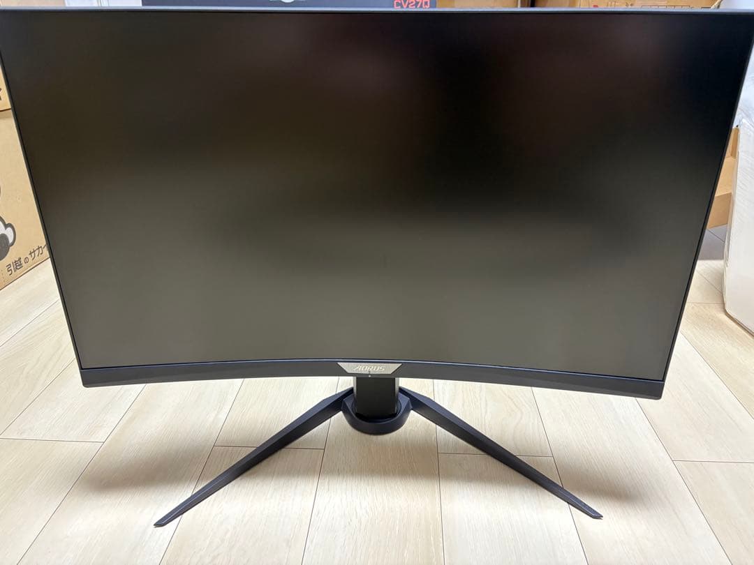 AORUS GIGABYTE CV27Q ゲーミングモニター