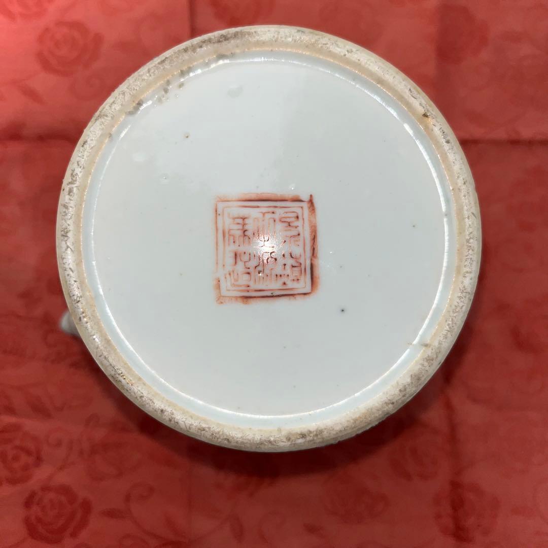 中国茶器　前茶道具　急須　水注　アンティーク粉彩　お値下げしました