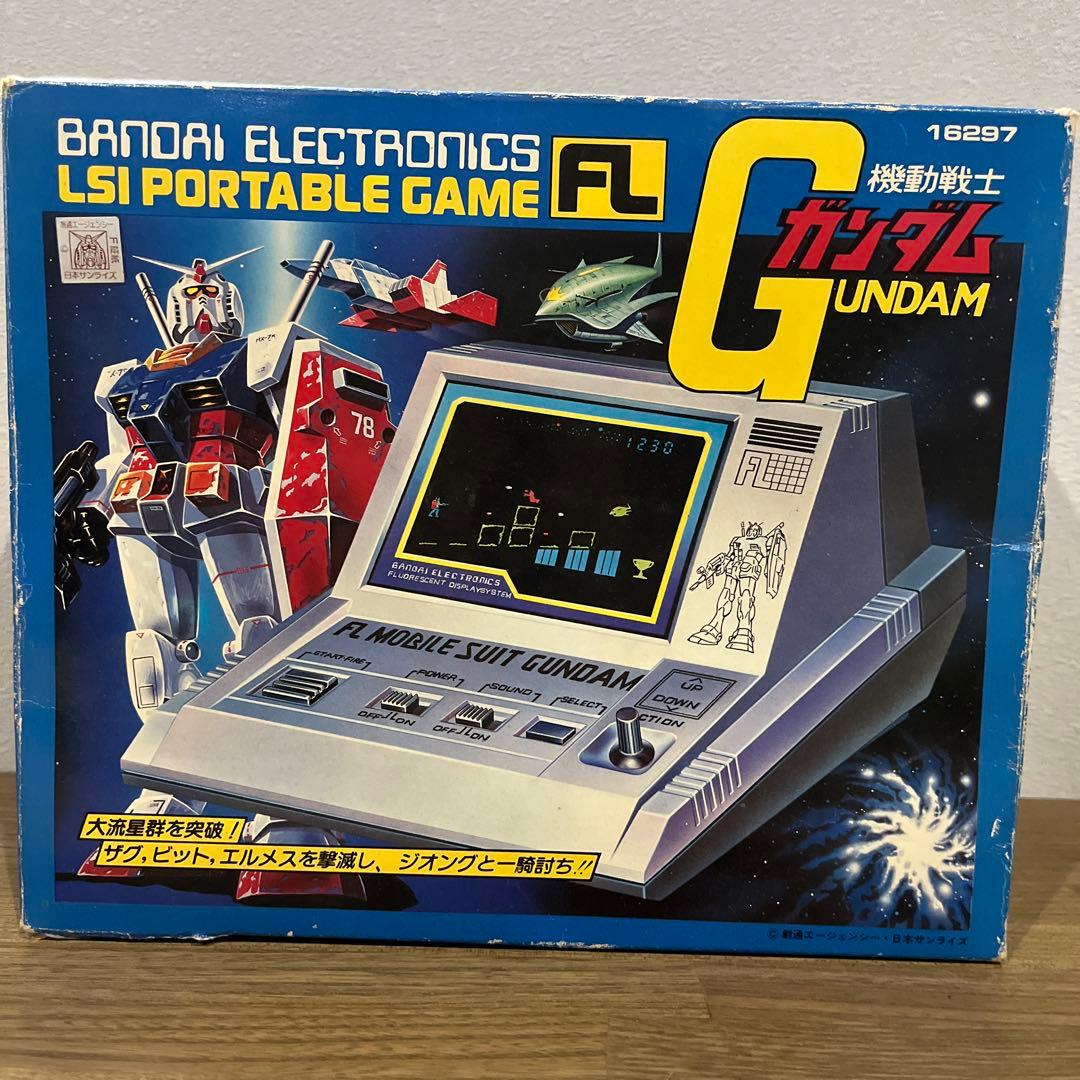 昭和レトロ FL GUNDAM LSIゲーム 当時物 バンダイ 箱付き　ガンダム