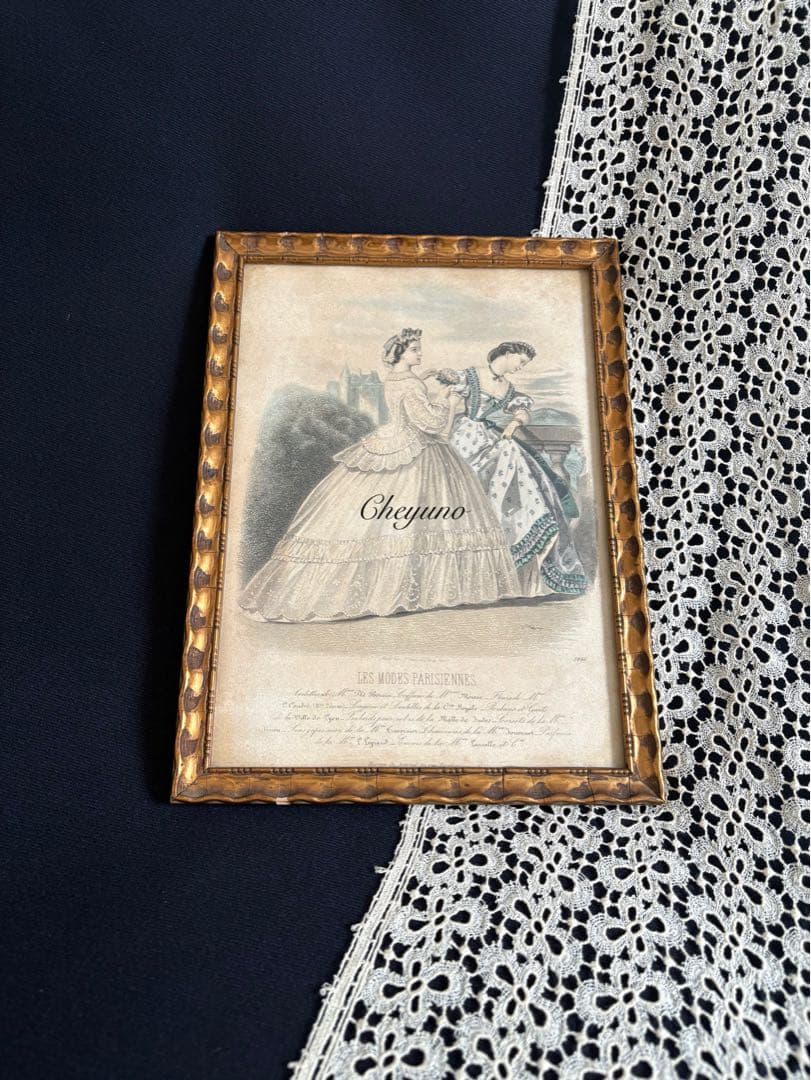 フランスアンティーク 額縁La Mode Illustree