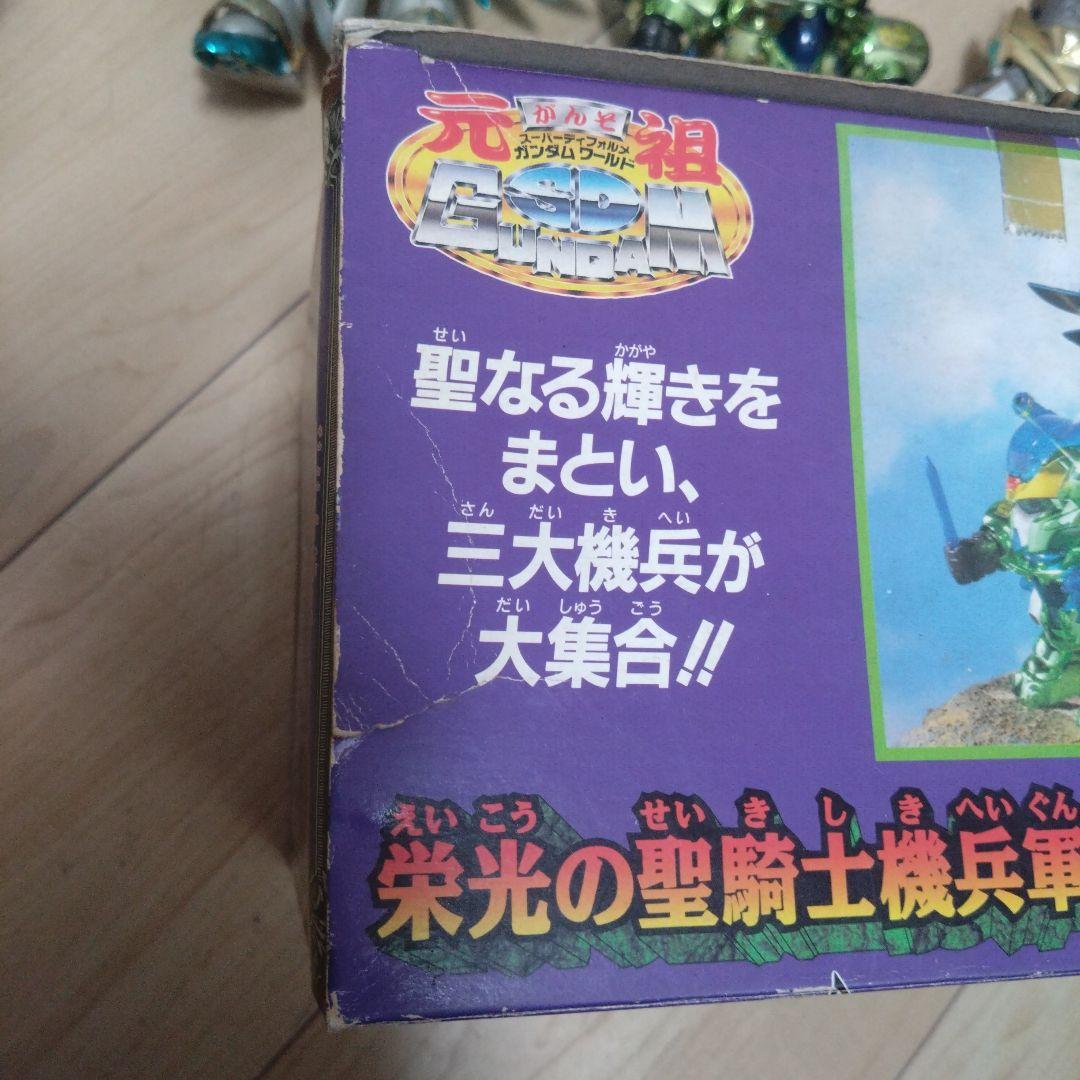 元祖SDガンダム　プラモデル　栄光の聖騎士騎兵軍団PART2 組立済み