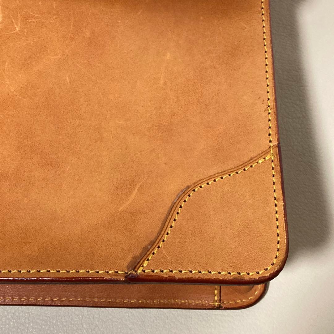 FIVE WOODS ブリーフケース 本革 レザー 林五 真ちゅう鍵付き