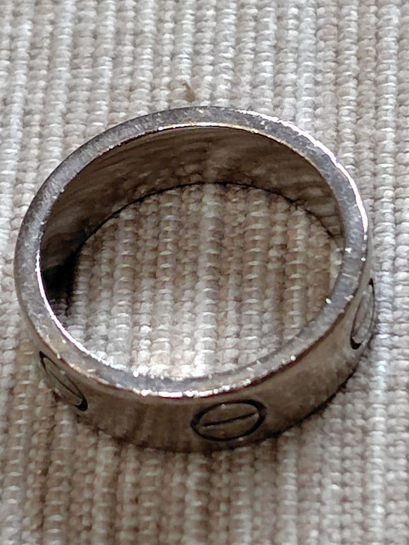 カルティエ　ラブリング　51 18金　WG　説明必読願います