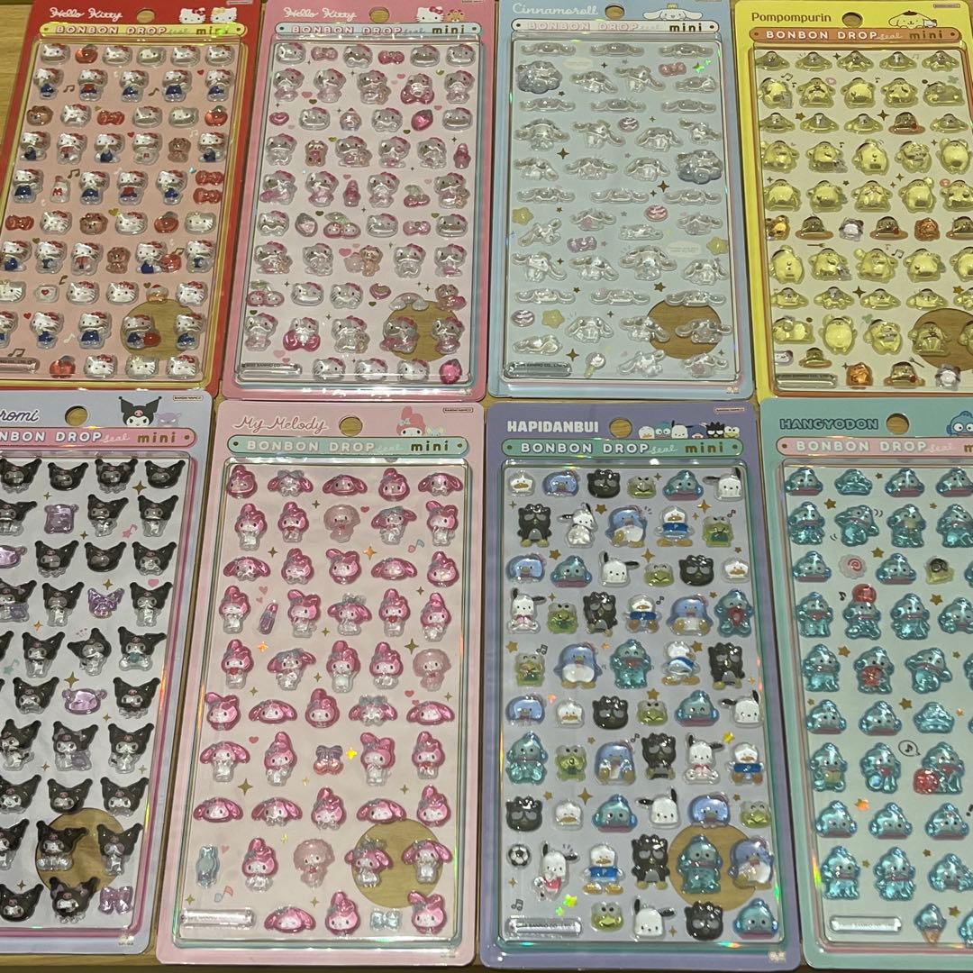 サンリオ ボンボンドロップミニシール mini 8枚