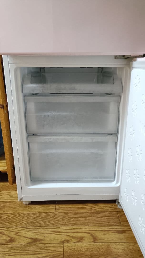 Haier JR-NF148B ピンク冷蔵庫 148L　たのメル便発送