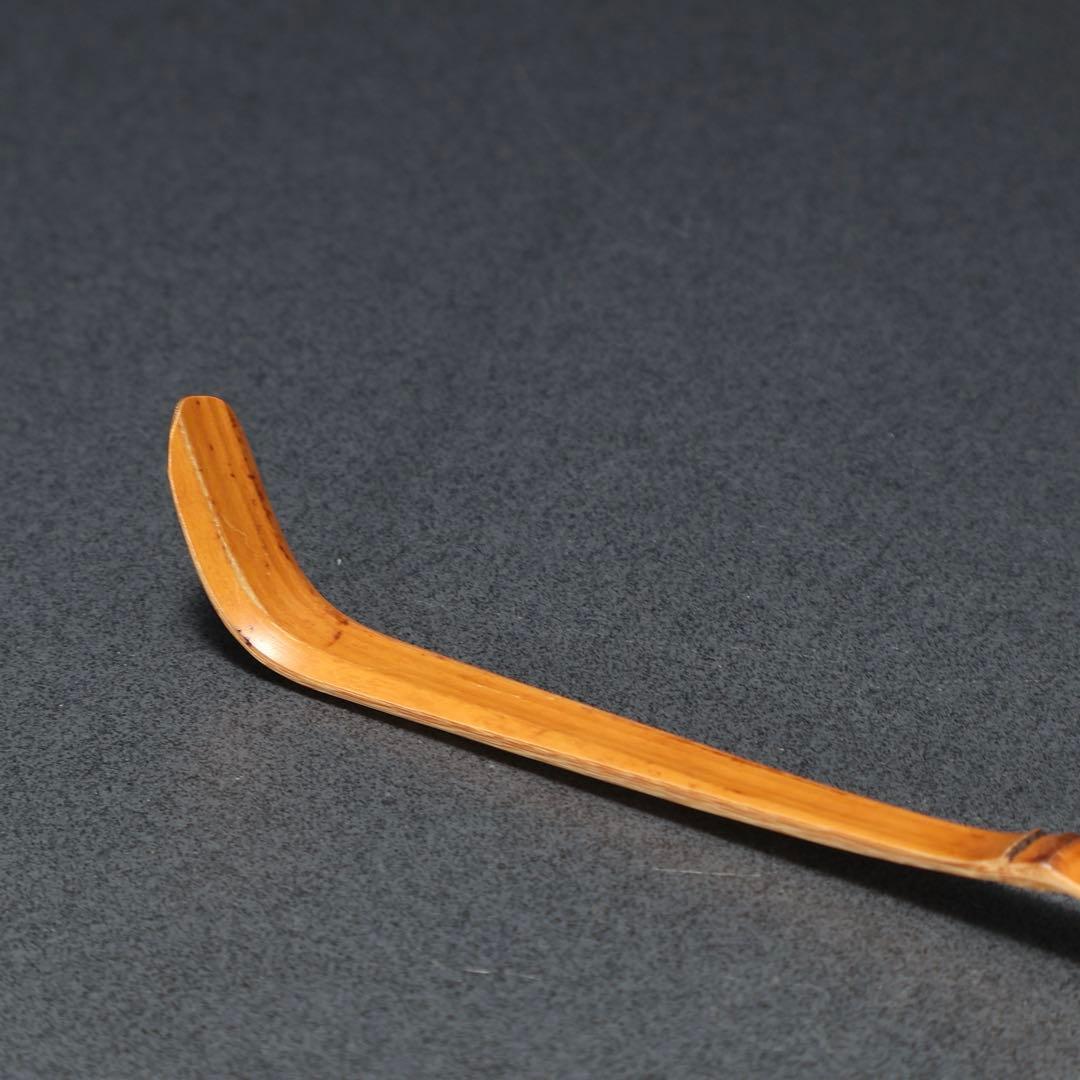 【茶道具】茶杓　雁が音　かりがね　小堀定泰　大徳寺 R0539ダP