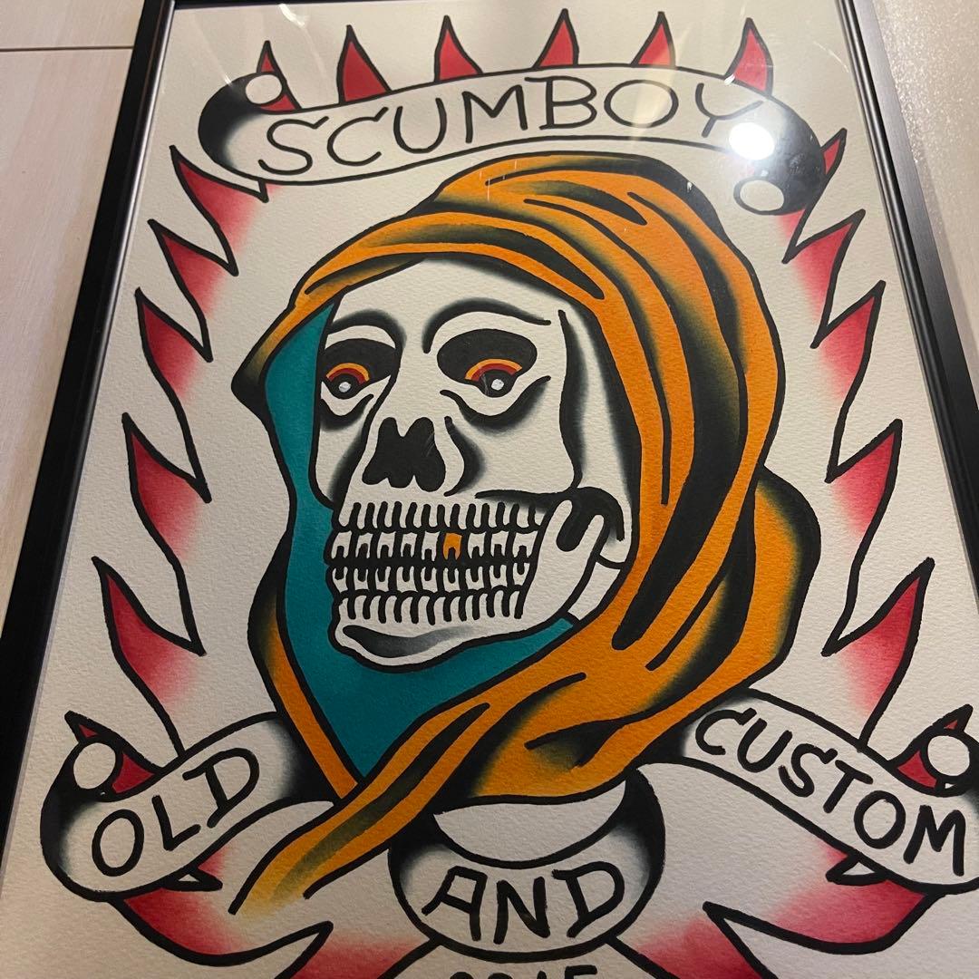 SCUMBOY 原画 tattoo flash タトゥーフラッシュ アート