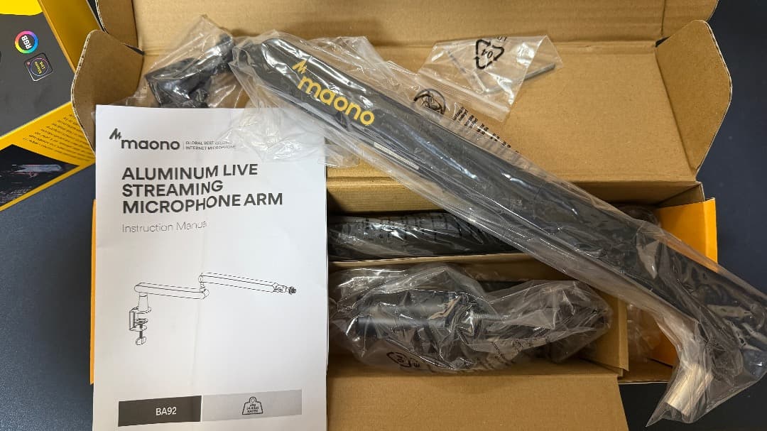 MAONO マイク PD200X と マイクスタンド BA92のセット
