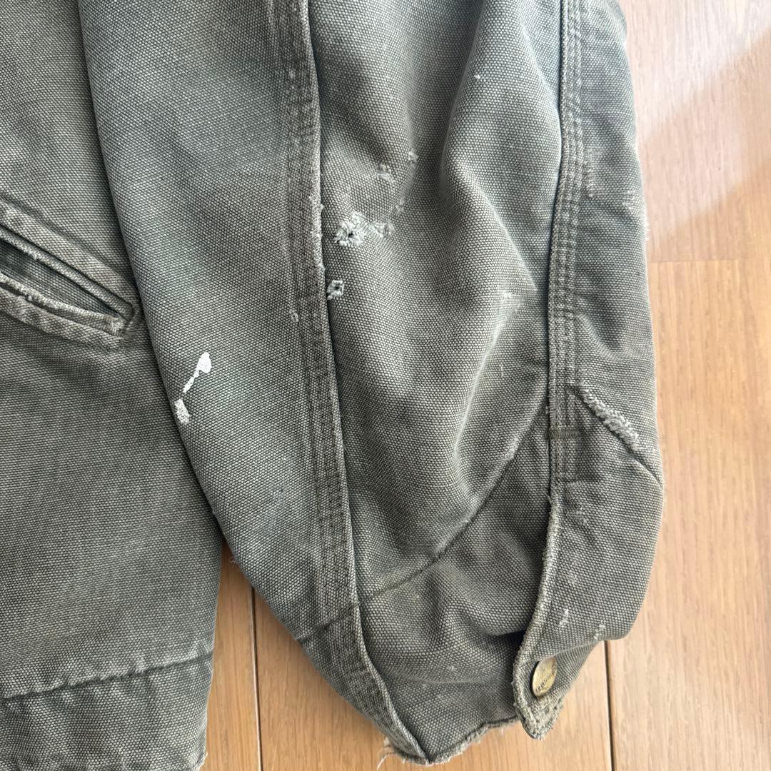 Carhartt デトロイトジャケット モスグリーン色