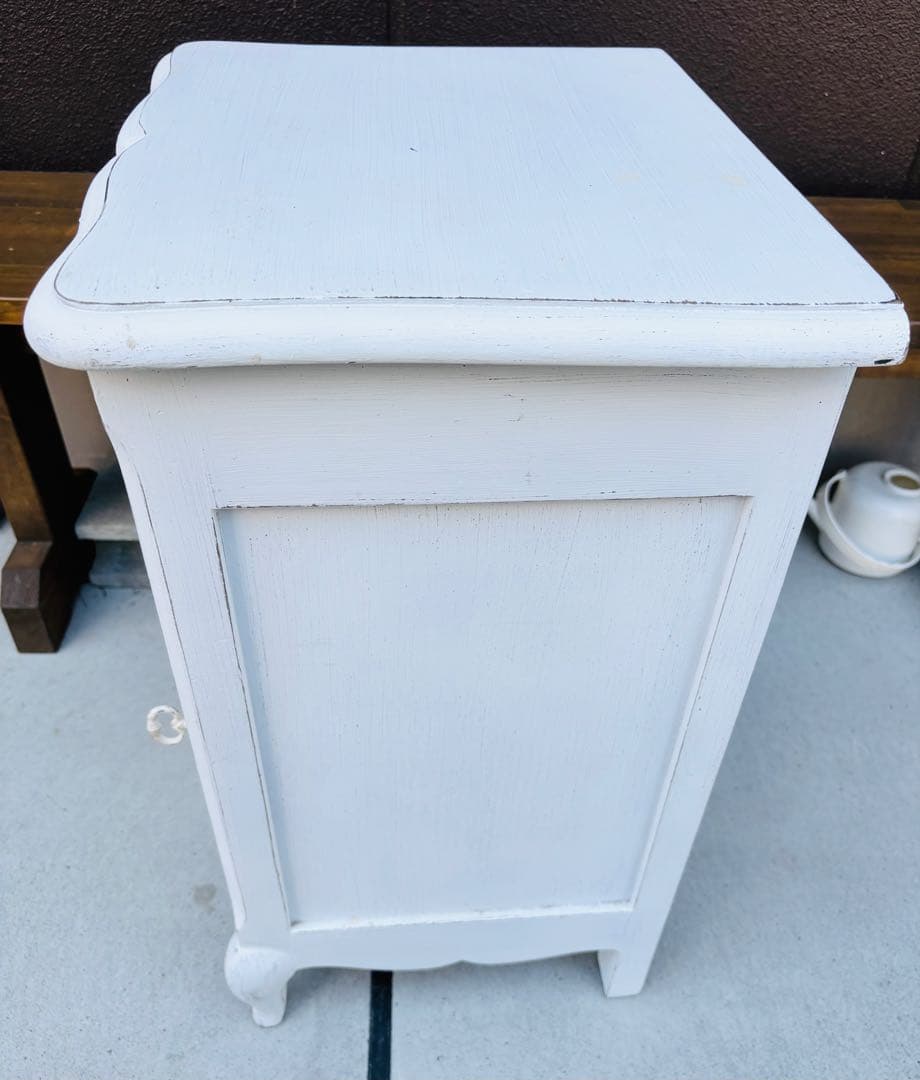 カントリーコーナー ナイトテーブル 木製 フランス