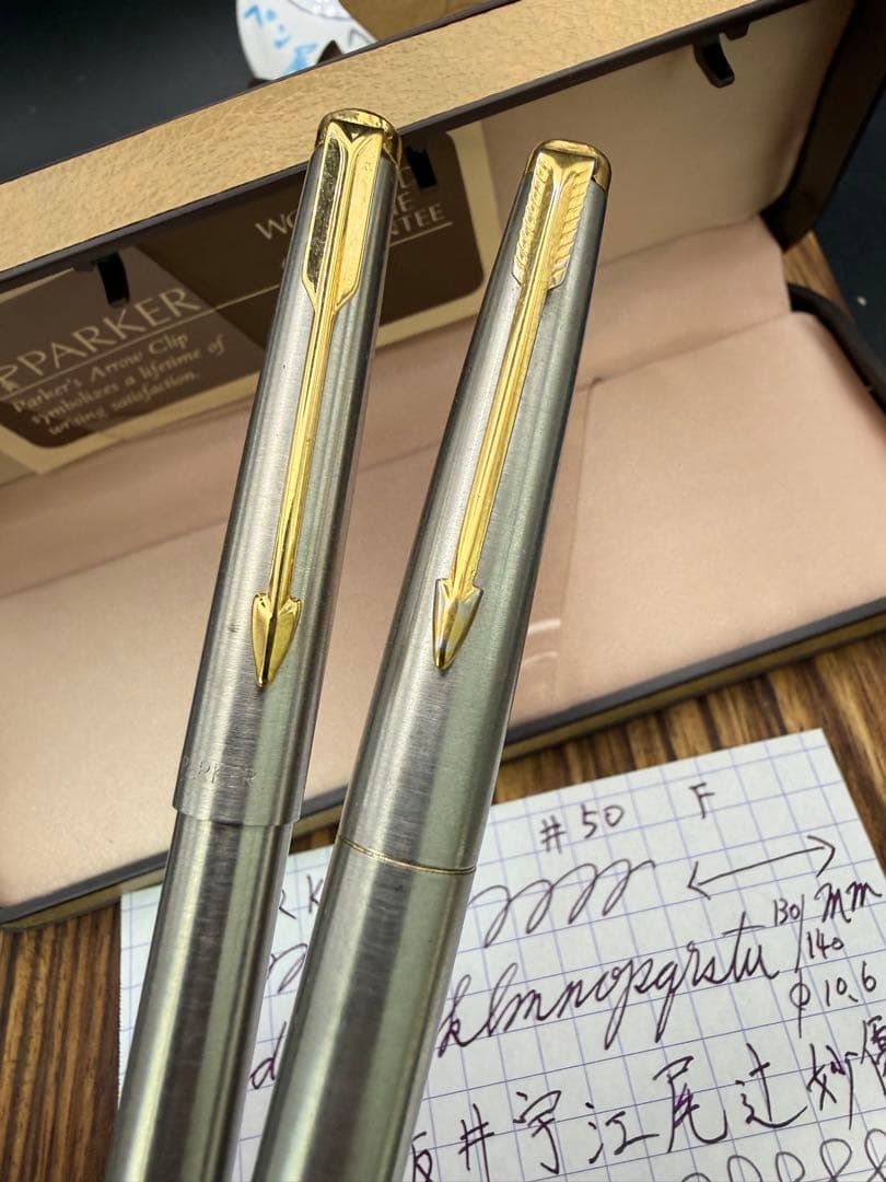 PARKER 万年筆 50 ファルコンニブ ボールペンおまけ