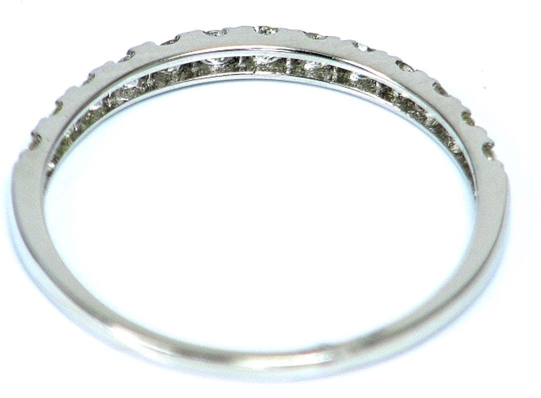 0.30ct天然ダイヤモンド　ハート＆キューピットPT950エタニティリング