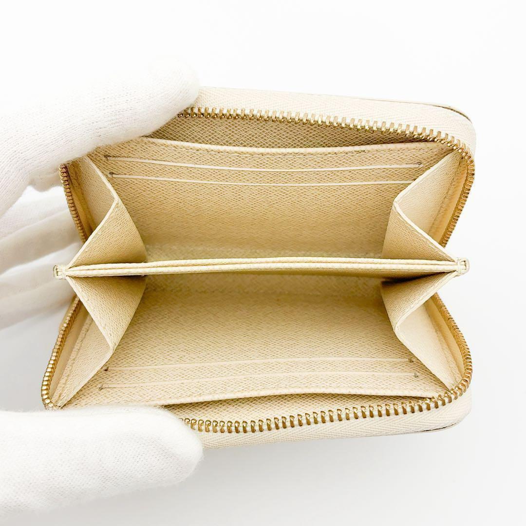 超美品★ルイヴィトン ダミエ アズール ジッピーパース ケース