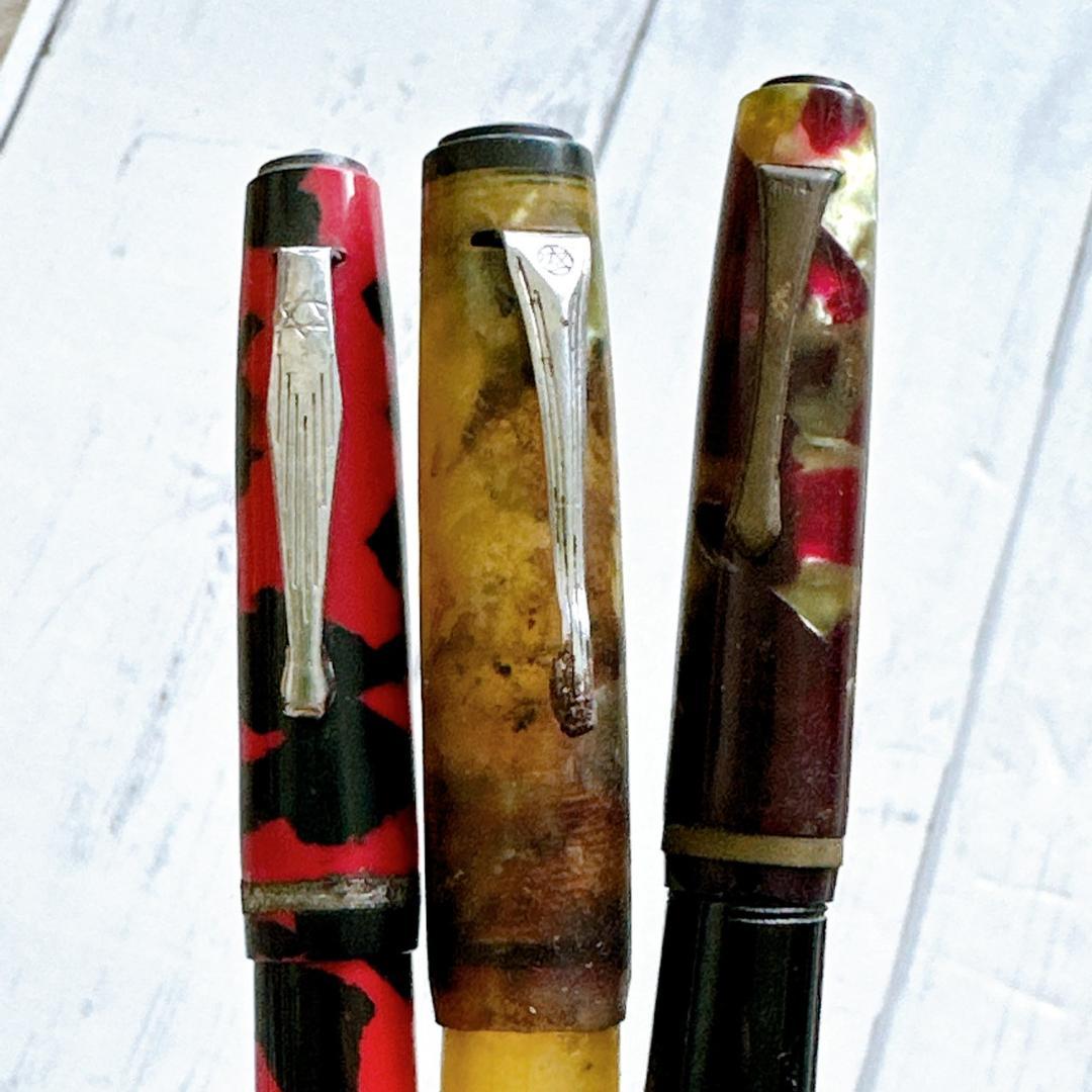 RK14　PARKER　PLATINUM等　当時物　希少ペン　大量まとめセット