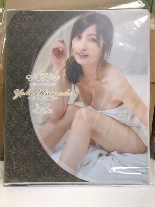 熊田曜子　トレーディングカード　バインダーセット