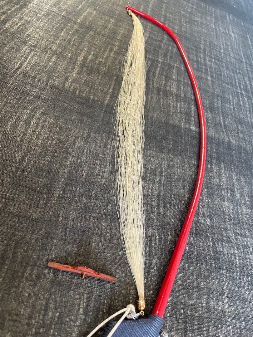 和胡弓紅木　弓　付属品