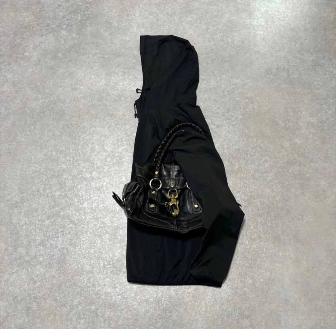 バッグ lether gimmick mini boston bag black y2k