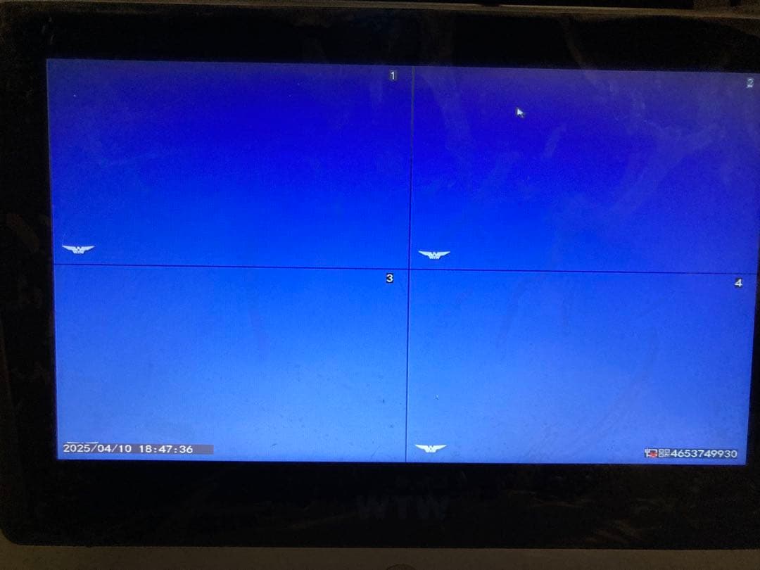e*a様 【動作確認済】WTW 防犯カメラモニター 本体 塚本無線 WTW-NV