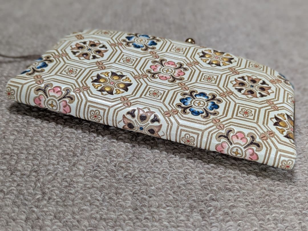 文庫屋大関　天溝がま口　（蜀江）